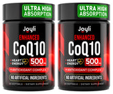 JOYLI Nutrition CoQ10 500mg Dual Strength 2 Pack Softgels front view