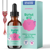 JoySpring Burst B12 kids vitamin B complex liquid supplement front view