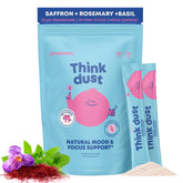 JoySpring Saffron Supplement front view with stick packs