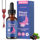 JoySpring SleepBerry Kids Melatonin 1MG supplement front view