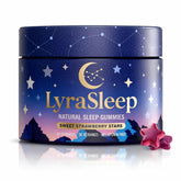 Jqewlg Lyrasleep Nighttime daily wellness Gummies front view with packaging