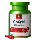 JulyDeer CoQ10 Capsules 200mg with Vitamin E front view