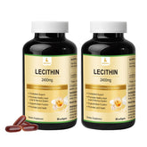 JulyDeer Sunflower Lecithin Softgel Capsules 2400mg front view
