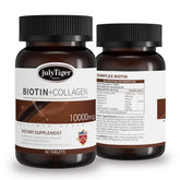 julytiegr Biotin Tablets 10000mcg front view