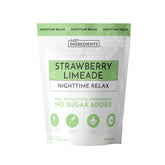 JUST INGREDIENTS Sleep Supplement Strawberry Limeade front view