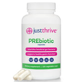 Just Thrive PREbiotic Capsules 120 Count front view