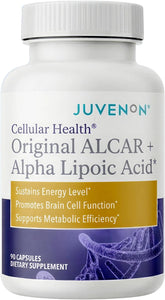 Juvenon Acetyl L-Carnitine Supplement 90 capsules front view