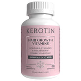 K Kerotin Hair Growth Vitamins 60 Capsules front view