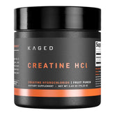 Kaged Creatine HCl 750mg front view with clear packaging