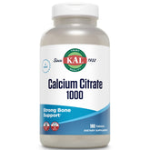 KAL Calcium Citrate Supplement 1000mg front view