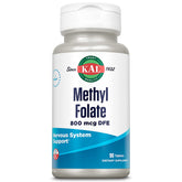 KAL Methylated Folate Supplement 90 Tablets front view
