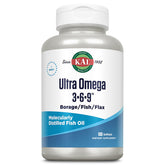 KAL Omega 3-6-9 Fish Oil Capsules front view