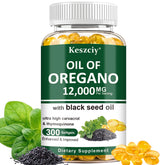 Keszciy Oil of Oregano Softgels 12,000mg front view