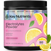 KEY NUTRIENTS Pink Lemonade Electrolyte Powder front view