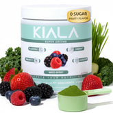 Kiala Nutrition Super Greens Mixed Berry 299g front view