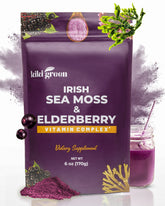 KIKI Green Elderberry Sea Moss Powder 170g front view