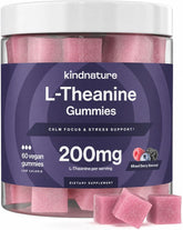 kindnature L-Theanine Gummies front view packaging