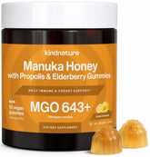 kindnature Manuka Honey Gummies front view packaging