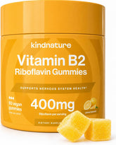 kindnature Riboflavin Gummies front view with packaging