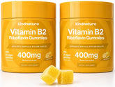 kindnature Vitamin B2 Gummies front view with packaging