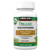 KIRKLAND Organic Multivitamin front view with packaging