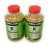 KIRKLAND Vitamin E 400 IU supplement front view