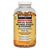 KIRKLAND Wild Fish Oil Blend 1000mg softgels front view