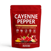 KLUNIZ Cayenne Pepper Softgels 300 Count front view