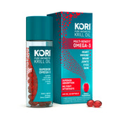 Kori Krill 600mg softgel bottle front view