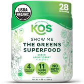 KOS Spirulina Green Superfood Powder 340g packaging front view