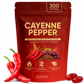 KOVGOCY Cayenne Pepper Softgels front view with packaging