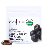 KOYAH Aronia Capsules front view with packaging