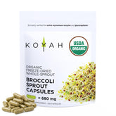 KOYAH Broccoli Sprout Capsules front view with packaging