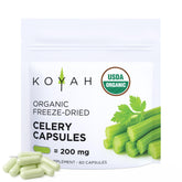 KOYAH Celery Capsules 60 count front view
