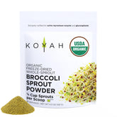 KOYAH Organic Broccoli Sprout Powder front view packaging