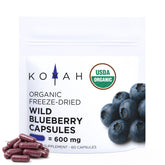 KOYAH Wild Blueberry Capsules bottle front view