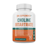 KRK SUPPLEMENTS Choline Bitartrate Capsules 900mg front view