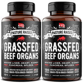 KTD BIOLABS Beef Organ Complex 3000MG 300 Capsules front view