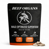 KUZEOLON Beef Organ Blend Supplement front view of packaging