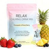 KXVUDE daily wellness Calming Drink Mix box front view with 30 sachets