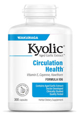 Kyolic Aged Garlic Extract Circulation Formula 106 front view