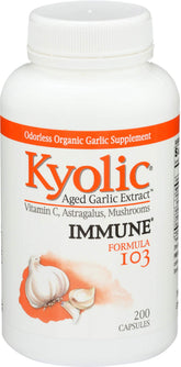 Kyolic Aged Garlic Extract daily wellness Formula 150g front view