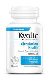 Kyolic Aged Garlic Extract Healthy Heart Formula 106 front view of packaging