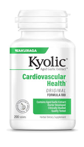 Kyolic Garlic Formula 100 Original 200 Tablets front view