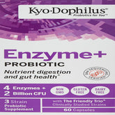 Kyolic Kyo-Dophilus Probiotic Plus Enzymes 60 Capsules front view