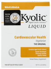 Kyolic Liquid Garlic Supplement 4 oz front view