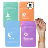 LA MEND Sleep Patches Bundle front view with all four types