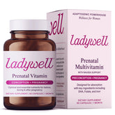 Ladywell Prenatal Multivitamin 60 capsules front view
