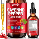 LAMFQA Cayenne Pepper Liquid Drops 30ml front view
