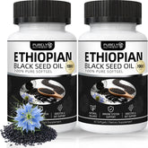 LANZF Black Seed Oil Softgels front view with packaging